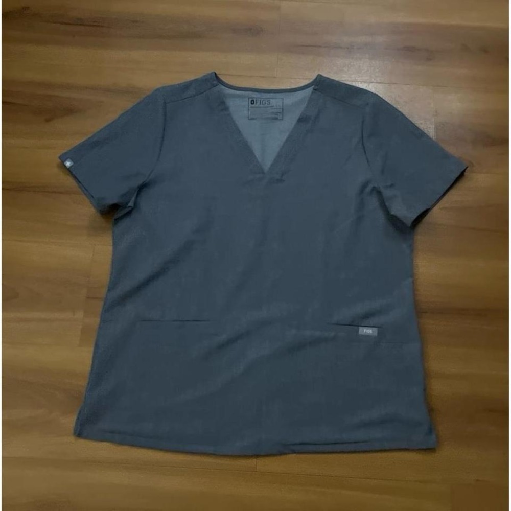 Womens Figs Nursing Medical Work Scrub‎ Top Shirt